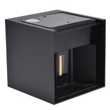 3.9in Wall Lamp Adjustable Light Angle Energy Saving Environmental Friendly Up Down Wall Light 90‑265V7W - Rear View