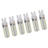 6Pcs G9 Silicone Bulbs 5W 104LED Light Bulb IP45 Waterproof for Home Chandelier Wall Lamp 220VWarm Light - Side View