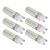 6Pcs G9 Silicone Bulbs 5W 104LED Light Bulb IP45 Waterproof for Home Chandelier Wall Lamp 220VWarm Light - 45-Degree Angle
