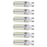 6Pcs G9 Silicone Bulbs 5W 104LED Light Bulb IP45 Waterproof for Home Chandelier Wall Lamp 220VWarm Light - Close-Up Angle