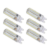6Pcs G9 Silicone Bulbs 5W 104LED Light Bulb IP45 Waterproof for Home Chandelier Wall Lamp 220VWarm Light - Extra Image