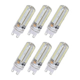 6Pcs G9 Silicone Bulbs 5W 104LED Light Bulb IP45 Waterproof for Home Chandelier Wall Lamp 220VWarm Light