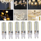 6Pcs G9 Silicone Bulbs 5W 104LED Light Bulb IP45 Waterproof for Home Chandelier Wall Lamp 220VWarm Light - Extra Image