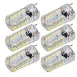 6Pcs G8 Small Bulbs 5W Small Bulb Light Source 80LED for CeilingLamp Wall Lamp Table Lamp 110VWarm Light - Side View