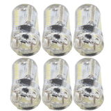 6Pcs G8 Small Bulbs 5W Small Bulb Light Source 80LED for CeilingLamp Wall Lamp Table Lamp 110VWarm Light