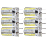 6Pcs G8 Small Bulbs 5W Small Bulb Light Source 80LED for CeilingLamp Wall Lamp Table Lamp 110VWarm Light