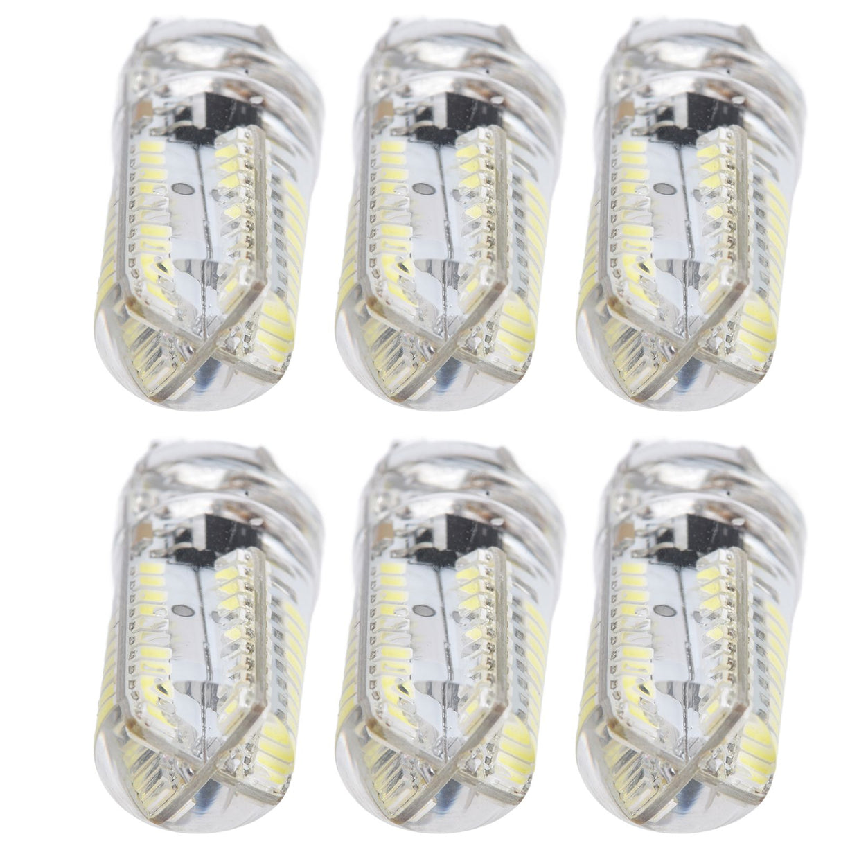 6Pcs G8 Small Bulbs 5W Small Bulb Light Source 80LED for CeilingLamp Wall Lamp Table Lamp 110VWarm Light