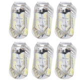 6Pcs G8 Small Bulbs 5W Small Bulb Light Source 80LED for CeilingLamp Wall Lamp Table Lamp 110VWarm Light
