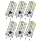 6Pcs G8 Small Bulbs 5W Small Bulb Light Source 80LED for CeilingLamp Wall Lamp Table Lamp 110VWarm Light
