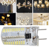 6Pcs G8 Small Bulbs 5W Small Bulb Light Source 80LED for CeilingLamp Wall Lamp Table Lamp 110VWarm Light