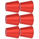 6PCS E14 Lamp Shade Fabric Lampshade Table Lamp Ceiling Lamp Shade for Bedroom Living RoomBright Red PX150