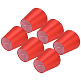6PCS E14 Lamp Shade Fabric Lampshade Table Lamp Ceiling Lamp Shade for Bedroom Living RoomBright Red PX150