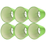 6PCS E14 Lamp Shade Fabric Lampshade Table Lamp Ceiling Lamp Shade for Bedroom Living RoomFluorescent Green PX157