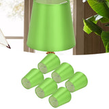 6PCS E14 Lamp Shade Fabric Lampshade Table Lamp Ceiling Lamp Shade for Bedroom Living RoomFluorescent Green PX157