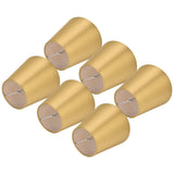 6PCS E14 Lamp Shade Fabric Lampshade Table Lamp Ceiling Lamp Shade for Bedroom Living RoomGold PX153