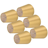 6PCS E14 Lamp Shade Fabric Lampshade Table Lamp Ceiling Lamp Shade for Bedroom Living RoomGold PX153 - Low Angle