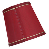 6PCS Fabric Lampshade Modern Simple Fabric Light Lampshade Phnom Penh Craftsmanship for E14 LampWine Red (PX43) - Extra Image