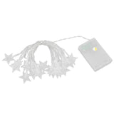 String Lights 20 LED Beads 3meters Indoor Decorative Light Star Shape Bulb Warm Light for Bed Room Living Room