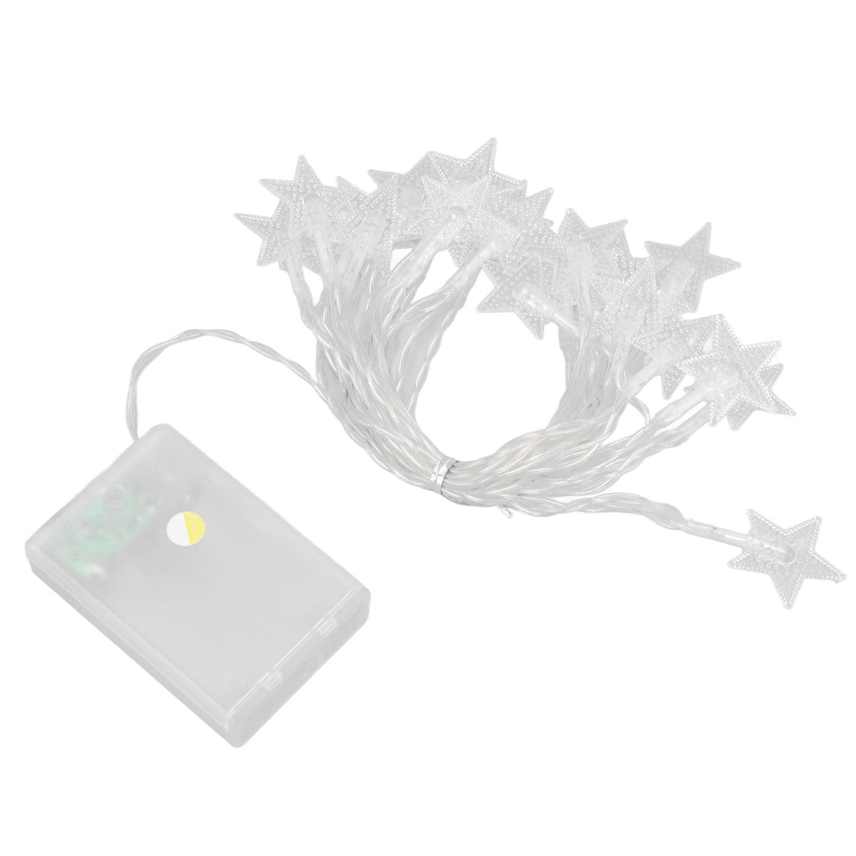 String Lights 20 LED Beads 3meters Indoor Decorative Light Star Shape Bulb Warm Light for Bed Room Living Room