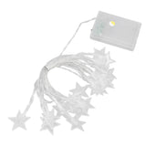 String Lights 20 LED Beads 3meters Indoor Decorative Light Star Shape Bulb Warm Light for Bed Room Living Room