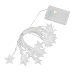 String Lights 20 LED Beads 3meters Indoor Decorative Light Star Shape Bulb Warm Light for Bed Room Living Room