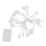 String Lights 20 LED Beads 3meters Indoor Decorative Light Star Shape Bulb Warm Light for Bed Room Living Room - 45-Degree Angle