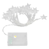 String Lights 20 LED Beads 3meters Indoor Decorative Light Star Shape Bulb Warm Light for Bed Room Living Room