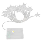 String Lights 20 LED Beads 3meters Indoor Decorative Light Star Shape Bulb Warm Light for Bed Room Living Room