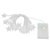 String Lights 20 LED Beads 3meters Indoor Decorative Light Star Shape Bulb Warm Light for Bed Room Living Room