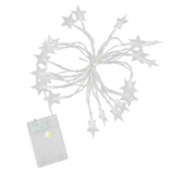 String Lights 20 LED Beads 3meters Indoor Decorative Light Star Shape Bulb Warm Light for Bed Room Living Room