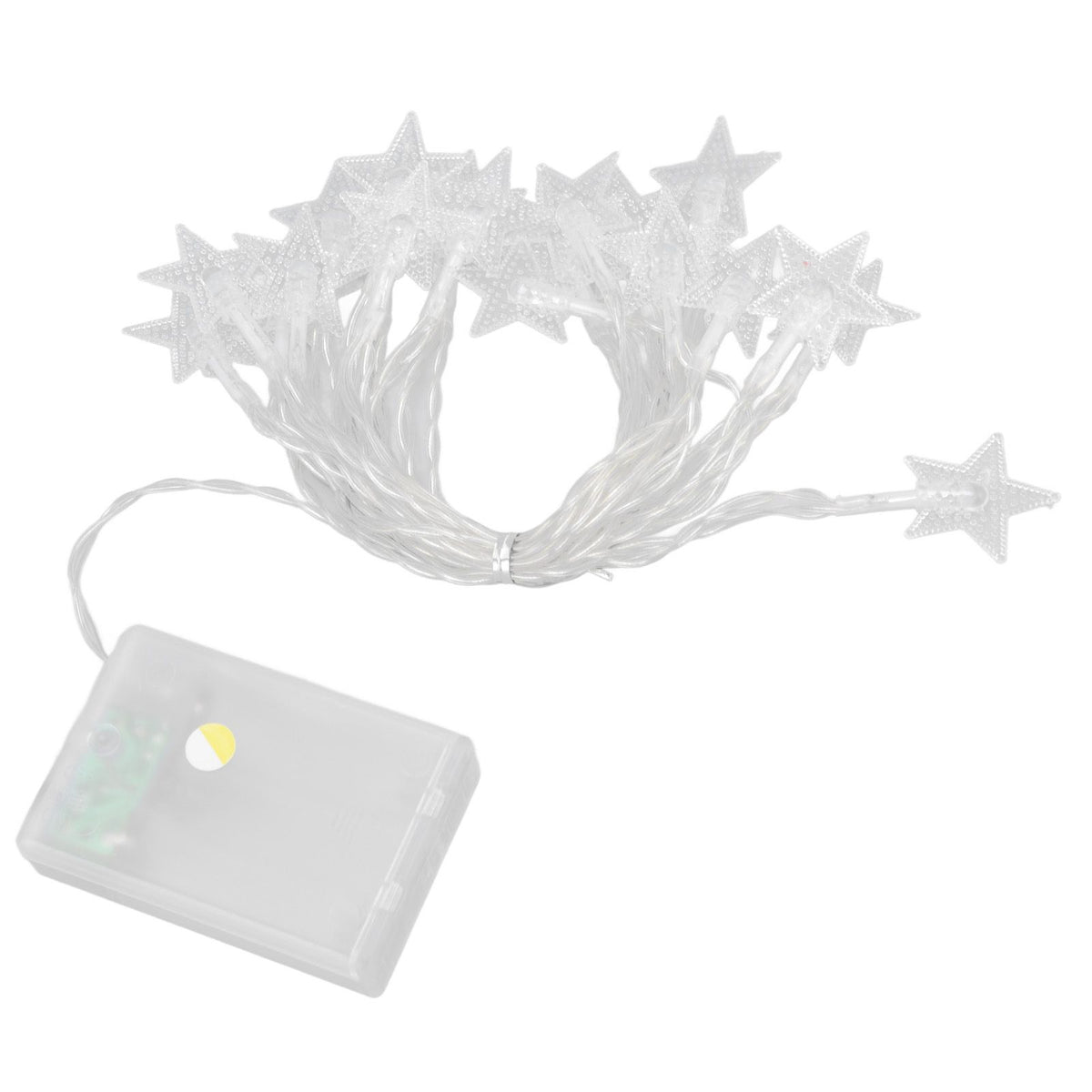 String Lights 20 LED Beads 3meters Indoor Decorative Light Star Shape Bulb Warm Light for Bed Room Living Room