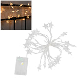 String Lights 20 LED Beads 3meters Indoor Decorative Light Star Shape Bulb Warm Light for Bed Room Living Room