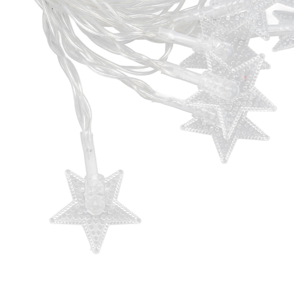 String Lights 20 LED Beads 3meters Indoor Decorative Light Star Shape Bulb Warm Light for Bed Room Living Room