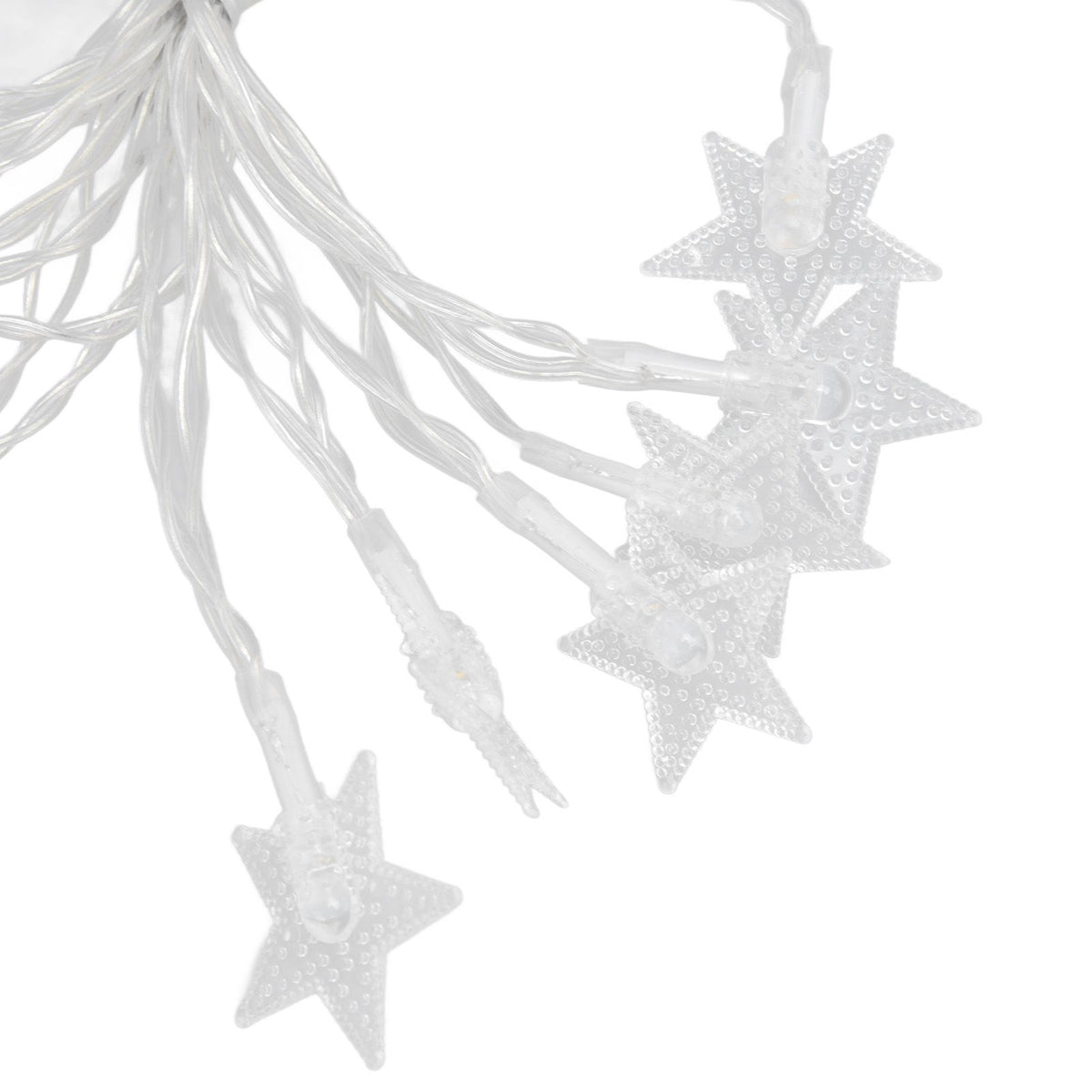 String Lights 20 LED Beads 3meters Indoor Decorative Light Star Shape Bulb Warm Light for Bed Room Living Room