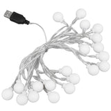 3 M 20LED String Lights LED Globe Outdoor Indoor String Lights for Girls Room Decoration Festive Birthday USB Power Supply