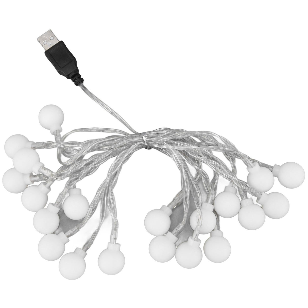 3 M 20LED String Lights LED Globe Outdoor Indoor String Lights for Girls Room Decoration Festive Birthday USB Power Supply