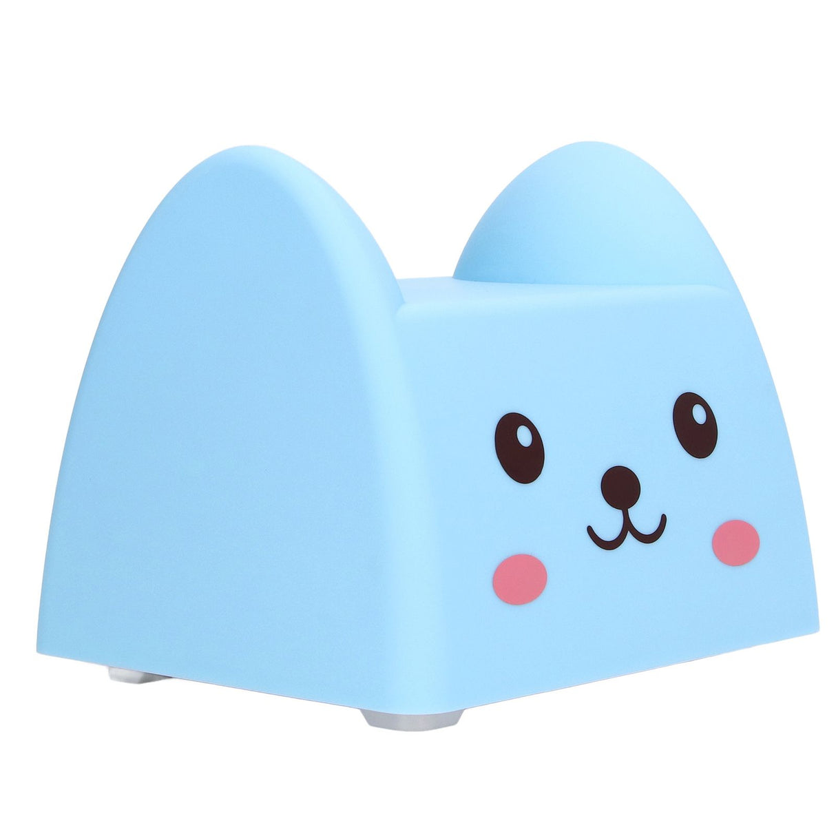 Night Lamp Exquisite Cute Blue Cat Shape White Light Source Interesting Decorative Lighting Device for Kids