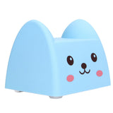 Night Lamp Exquisite Cute Blue Cat Shape White Light Source Interesting Decorative Lighting Device for Kids - Side View