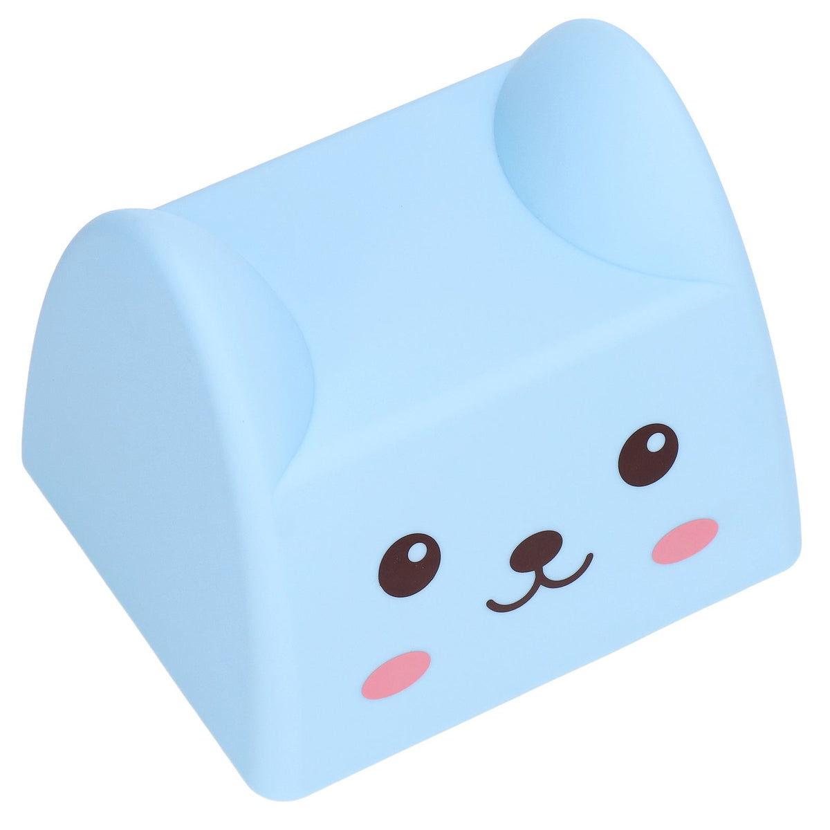Night Lamp Exquisite Cute Blue Cat Shape White Light Source Interesting Decorative Lighting Device for Kids