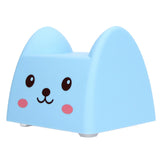 Night Lamp Exquisite Cute Blue Cat Shape White Light Source Interesting Decorative Lighting Device for Kids