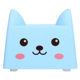 Night Lamp Exquisite Cute Blue Cat Shape White Light Source Interesting Decorative Lighting Device for Kids
