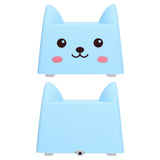 Night Lamp Exquisite Cute Blue Cat Shape White Light Source Interesting Decorative Lighting Device for Kids