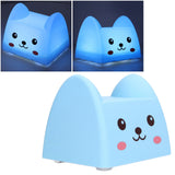 Night Lamp Exquisite Cute Blue Cat Shape White Light Source Interesting Decorative Lighting Device for Kids - Extra Image
