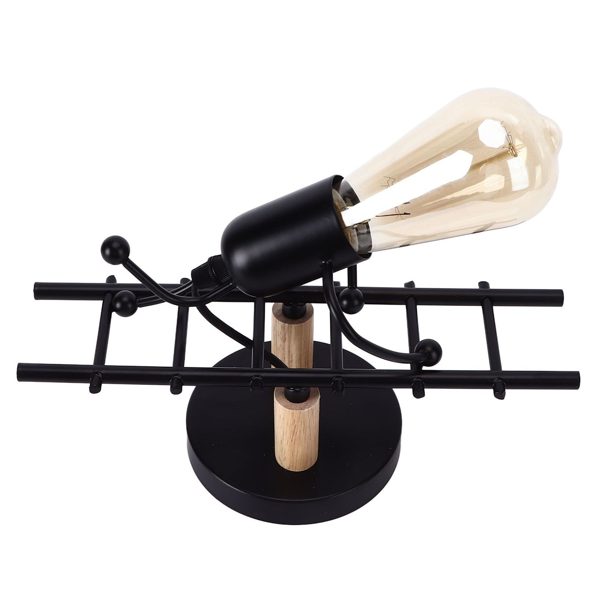 Wall Lamp Unique Design Exquisite Cute Beautiful Wall Decoration Light for Restaurants Bedrooms Cafes HotelsBlack