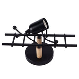 Wall Lamp Unique Design Exquisite Cute Beautiful Wall Decoration Light for Restaurants Bedrooms Cafes HotelsBlack - Top-Down View