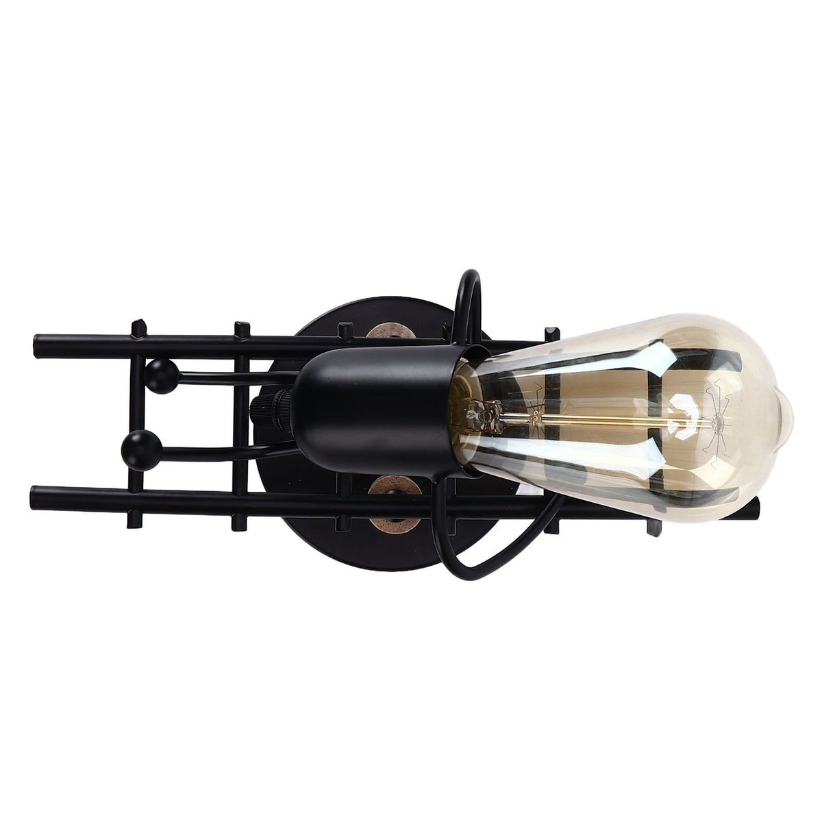 Wall Lamp Unique Design Exquisite Cute Beautiful Wall Decoration Light for Restaurants Bedrooms Cafes HotelsBlack