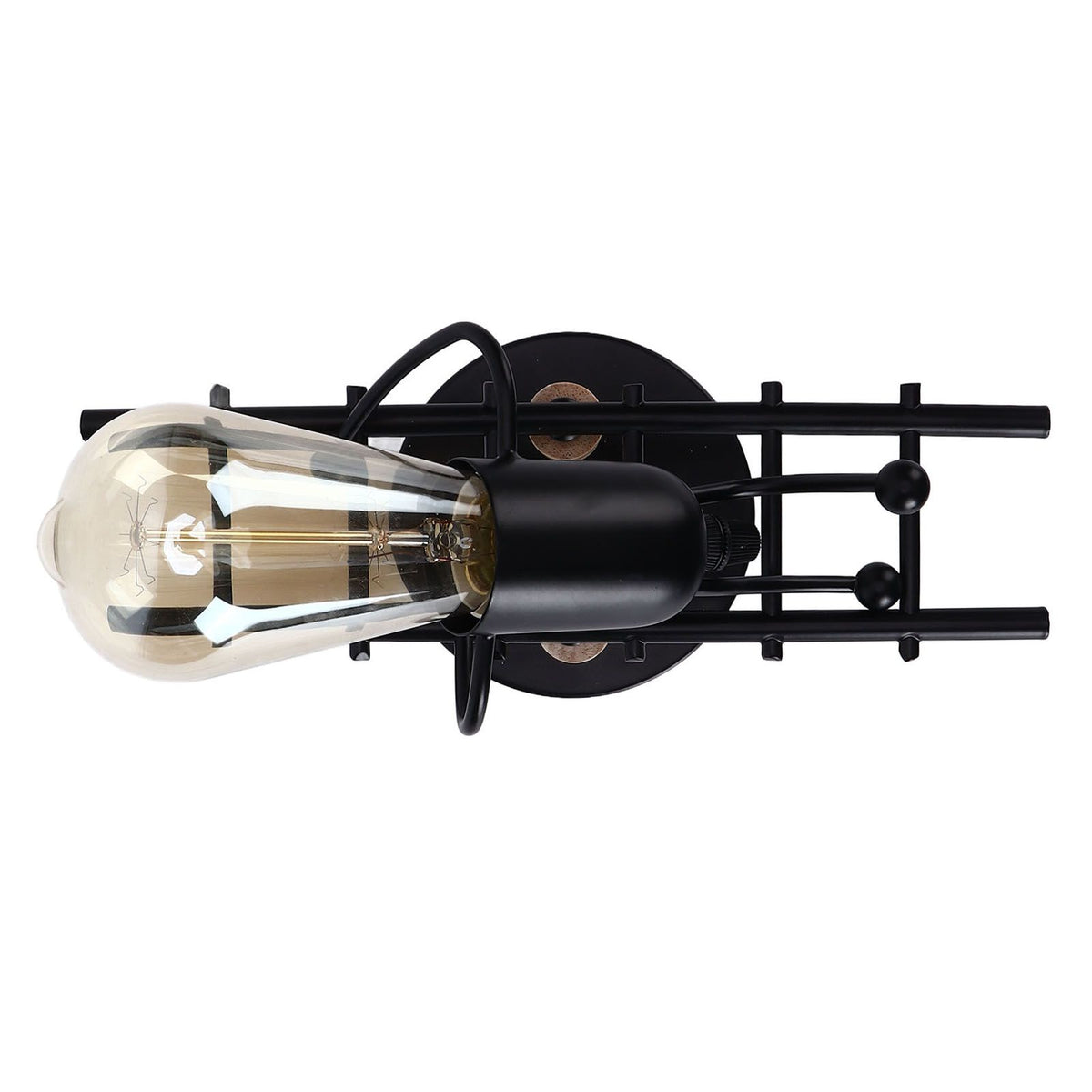 Wall Lamp Unique Design Exquisite Cute Beautiful Wall Decoration Light for Restaurants Bedrooms Cafes HotelsBlack