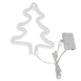 Led Light Sign Green Christmas Trees Safe Stable Unique Shape Wide Application Neon Light for Bedroom Bar Party