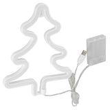 Led Light Sign Green Christmas Trees Safe Stable Unique Shape Wide Application Neon Light for Bedroom Bar Party - Close-Up Angle