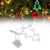 Led Light Sign Green Christmas Trees Safe Stable Unique Shape Wide Application Neon Light for Bedroom Bar Party - Extra Image